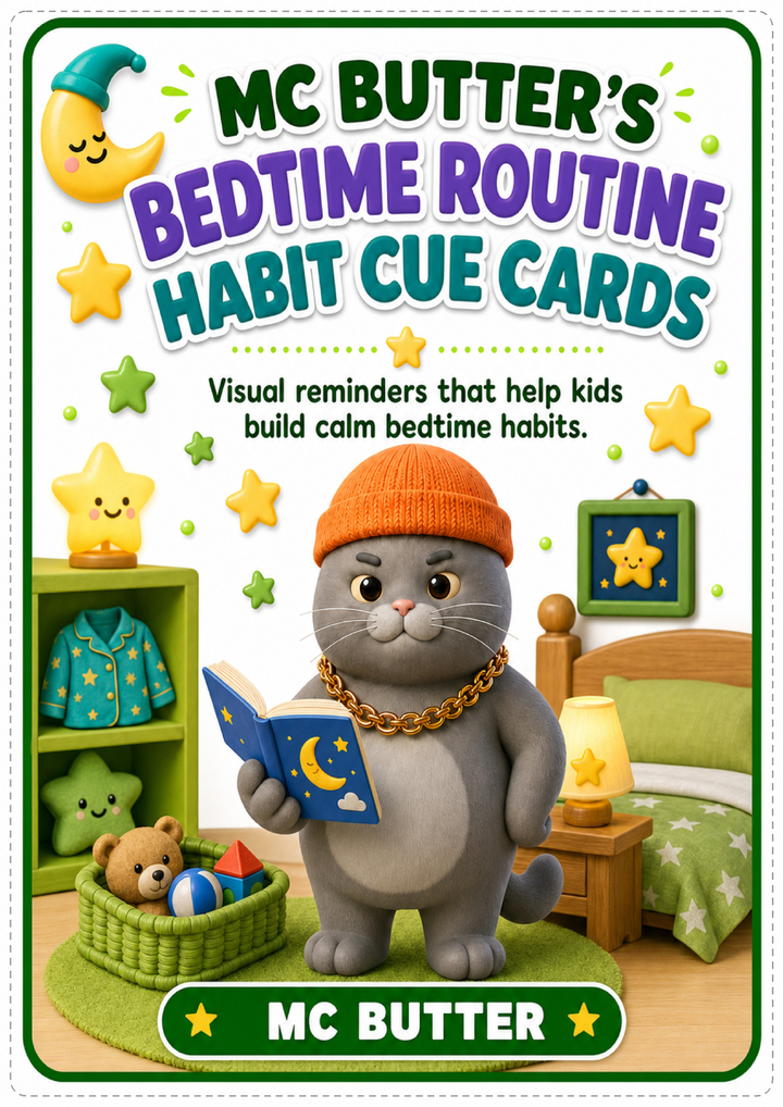 Bedtime Routine Habit Cue Cards preview