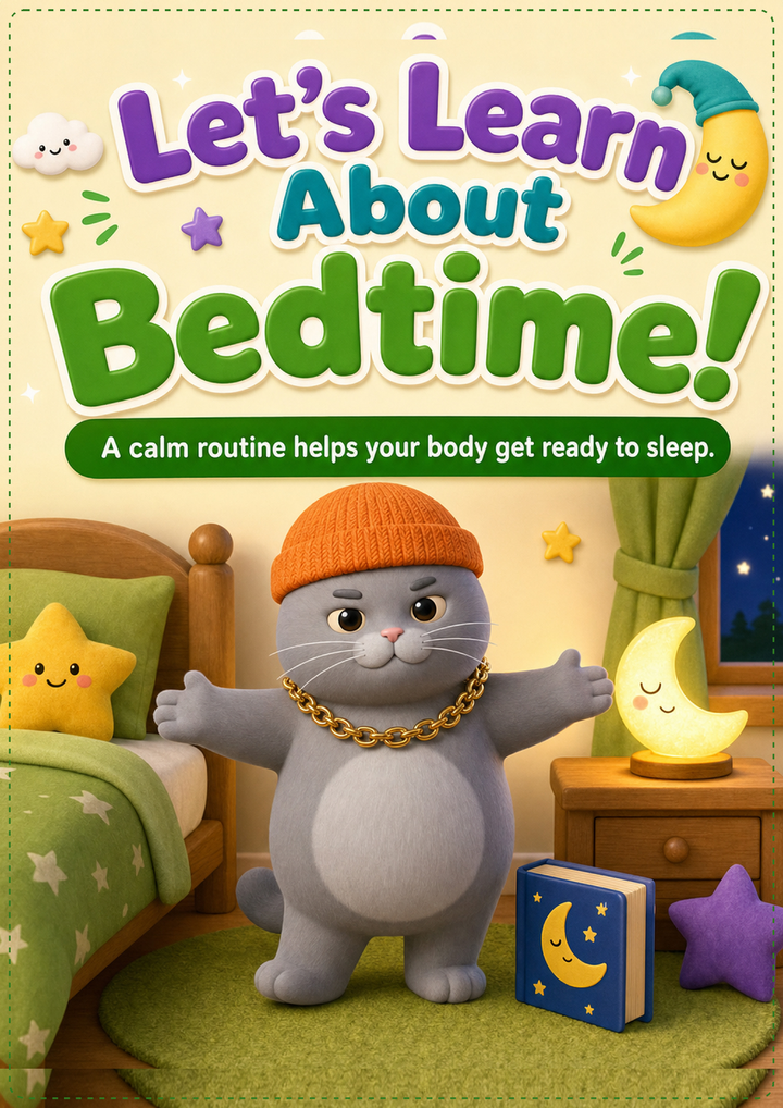 Bedtime Routine Learning Cards preview