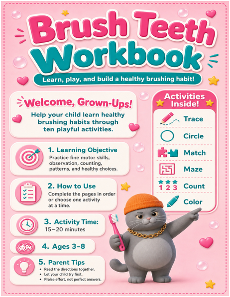 Brush Teeth Workbook preview