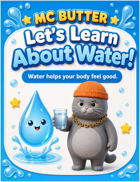 Drink Water Learning Cards preview