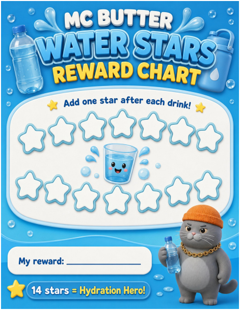 Drink Water Reward Chart preview