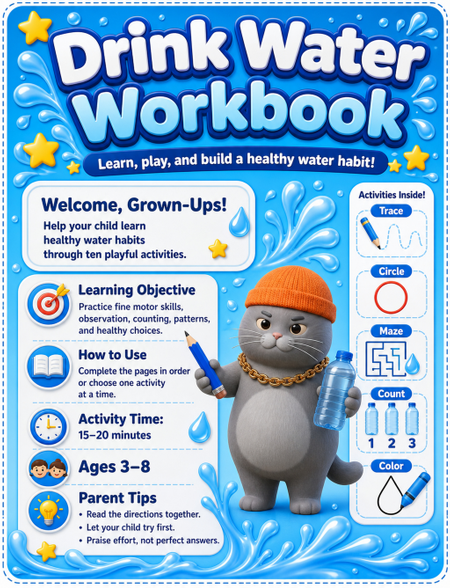 Drink Water Workbook preview