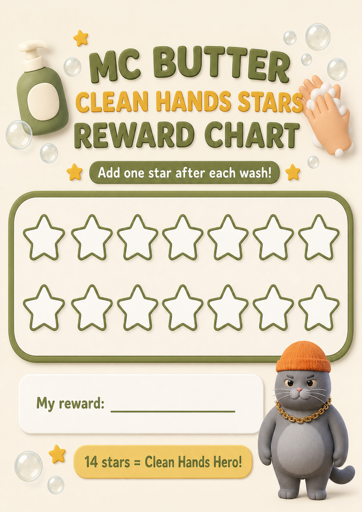 Wash Hands Reward Chart preview